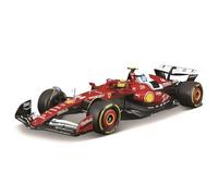 MODELLINO AUTO STATICO BURAGO FERRARI F1 SF-24 2024 CARLOS SAINZ SCALA 1/18