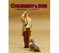 1:18 FIGURA CANE DI COLOMBO. P. FALK NON INCLUSO. MINICHAMPS SOLIDI WELLY DIP...