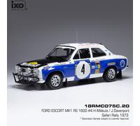 1:18 Ford Escort Mk1 Rs 1600 #4 H. Mikkula - J. Davenport Safari Rally 1973 IXO