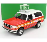 1/18 GREENLIGHT - FORD USA - BRONCO FDNY NEW YORK FIRE ENGINE 1996 19118