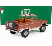 1/18 Greenlight Ford USA Bronco Ranger 1973 Copper White 19144