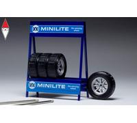 Ixo- Collezione in Miniatura Auto, Colore Nero, Bianco, Oro, 18SET010W