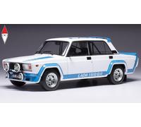 ixo Modellino Auto Lada VAZ 2105 VFTS 1983 Bianco/Azzurro 1:18