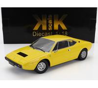 MODELLINO AUTO STATICO KK FERRARI DINO 308 GT4 1974 GIALLO MODELLISMO SCALA 1/18
