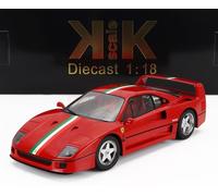1:18 KK SCALE Ferrari F40 Italian Stripes 1987 Red KKDC180696