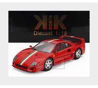 1:18 KK SCALE Ferrari F40 Italian Stripes 1987 Red KKDC180696