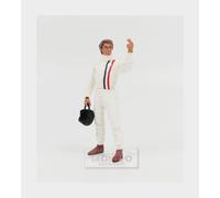 Figura Steve Mcqueen Con Casco per 1:18 Modelli KK Scale