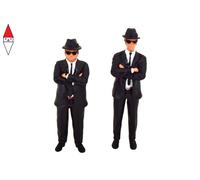 Figure Set Jake And Elwood Blues Brothers per 1:18 Modelli KK Scale