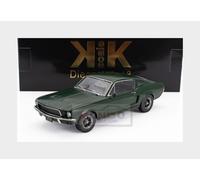 1:18 KK SCALE Ford Mustang Gt Fastback Flat Green 1968 Bullitt Movie KKDC181395