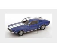 1:18 KK SCALE Ford Usa Mustang Gt Fastback Coupe 1968 Blue White KKDC181394