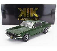 KK-Scale - Modellino auto Mustang GT Fastback 1968 Verde metallizzato 'Bullitt' - Scala 1:18