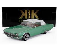 KK SCALE 1/18 FORD THUNDERBIRD LANDAU COUPE 1966 VERDE MODELLINO AUTO STATICO