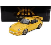 KK 1/18 PORSCHE 911 993 GT2 COUPE 1996 CERCHI BBS GIALLO MODELLINO AUTO STATICO
