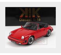MODELLINO AUTO STATICO KK PORSCHE 911 SC CABRIOLET 1983 ROSSO MODELLISMO 1/18