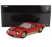MODELLINO AUTO STATICO KYOSHO LAMBORGHINI MIURA P400 1968 ROSSO ORO SCALA 1/18