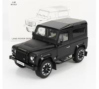 LCD Models LCD18007-MB - LAN. Rov. Defend. 90 Works V8 70Th Edition Matt Black 2018 - Scala 1/18 - Modello da Collezione