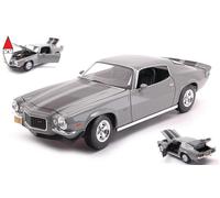 1/18 MAISTO CHEVROLET CAMARO Z/28 COUPE 1971 GREY MET