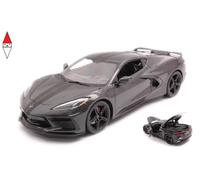 2020 Chevrolet Corvette C8 Stingray Gris 1:18 Maisto 31447