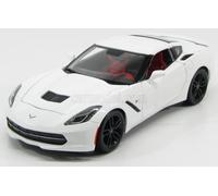 MODELLINO AUTO STATICO MAISTO CHEVROLET CORVETTE Z51 COUPE STINGRAY 2014 BIANCO