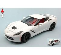 1/18 MAISTO CHEVROLET CORVETTE Z51 COUPE STINGRAY 2014 WHITE
