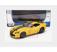 1:18 MAISTO Dodge Viper Gts Srt Coupe 2013 Yellow Black MI31128Y