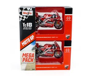 1/18 MAISTO - DUCATI - SET 2X DESMOSEDICI GP23 TEAM LENOVO N 1 36375-SET-23+1