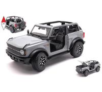 1/18 MAISTO FORD USA BRONCO BADLANDS WITHOUT DOORS 2021 GREY
