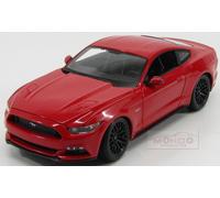 1:18 Maisto Ford Usa Mustang Coupe 5.0 Gt 2015 Red MI31197R Modellino
