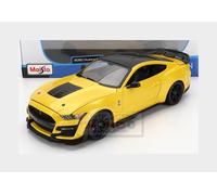 1:18 MAISTO Ford Usa Mustang Shelby Gt500 Coupe 2020 Yellow Black MI31452Y