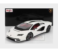 1:18 MAISTO Lamborghini Countach Lpi 800-4 2021 Bianco Siderale White MI31459W
