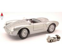 1/18 Maisto Porsche 550A Spider 1955 Silver 31843S
