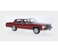 1:18 MCG Cadillac Fleetwood Brougham 1982 Dark Red MCG18251