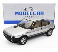 MODELLINO IN SCALA COMPATIBILE CON FIAT RITMO TC 125 ABARTH 1980 SILVER 1:18 MODELCARGROUP MCG18417
