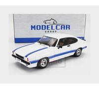 1:18 MCG Ford Capri Mk Ii X-Pack White Blu 1975 MCG18347