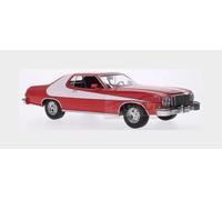 1:18 MCG Ford Usa - Gran Torino Coupe 1975 Red White MCG181005