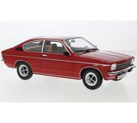 MODELLINO AUTO STATICO OPEL KADETT C COUPE GT/E 1975 ROSSO MODELLISMO SCALA 1:18