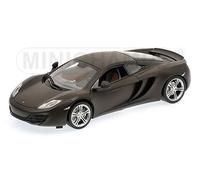 1:18 Minichamps Mclaren Mp4-12C 2011 Matt Black 110133021 Diecast Modellino