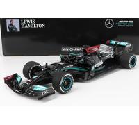 MODELLINO AUTO DIE CAST SCALA 1:18 MINICHAMPS F1 MERCEDES HAMILTON BAHRAIN 2021