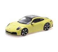 1:18 MINICHAMPS Porsche 911 (992.2) Carrera Coupe Yellow Metallic 2024 155064021