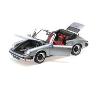 1:18 MINICHAMPS Porsche 911 Carrera 3.2 Cabriolet Grey Metallic 1983 100063034