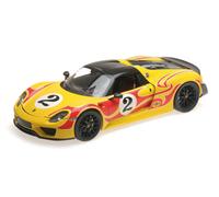 1:18 Minichamps Porsche 918 Spyder Martini Weissach Package Yellow 110062446 Mod