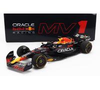 MODELLINO AUTO STATICO MINICHAMPS RED BULL F1 RB19 VERSTAPPEN MONACO 2023 1/18
