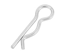 1 × 18 mm perni di tipo R, clip a coppiglia zincate, perni di fissaggio a forte tensione a molla fermagli per capelli per attrezzature industriali domestiche