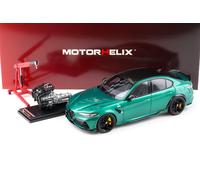 1:18 Motore Alfa Romeo Giulia GTA Montreal Verde + Motore Die-Cast M89002