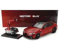 1/18 MOTORHELIX - ALFA ROMEO - GIULIA GTAm WITH ENGINE AND ACCESSORIES M89007