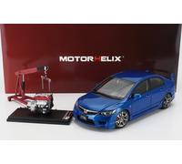 1/18 MOTORHELIX - HONDA - CIVIC TYPE-R FD2 WITH ENGINE AND ACCESSORIES M85409