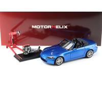 1:18 Motorhelix Honda S2000 (AP2) Bermuda Blue Pearl + Motore Diecast M85107