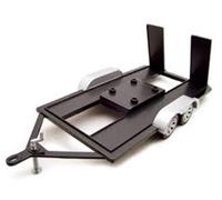 1:18 MotorMax Carrello Trasporto Auto 2-Assi Car Transporter Trailer MTM76009 Mo