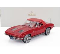 Chevrolet Corvette Sting Ray Cabriolet 1963 Rosso 1:18