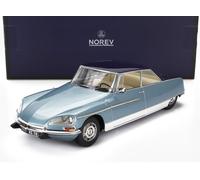 Norev Modellino auto statico Citroen DS21 Le Leman 1968 2 Tone Blu Scala 1:18 NV181752